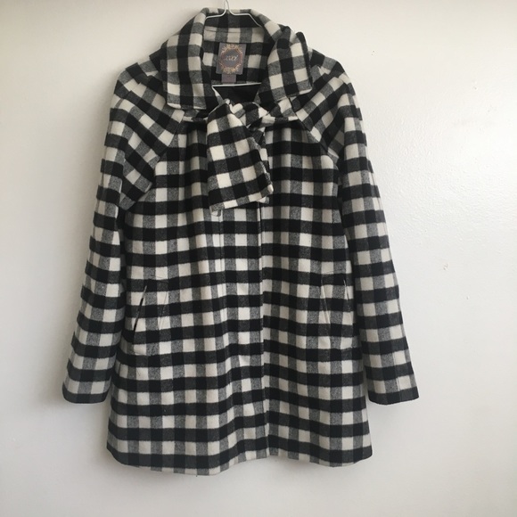 Fall/ Winter XXI Gingham Peacoat - Picture 1 of 5